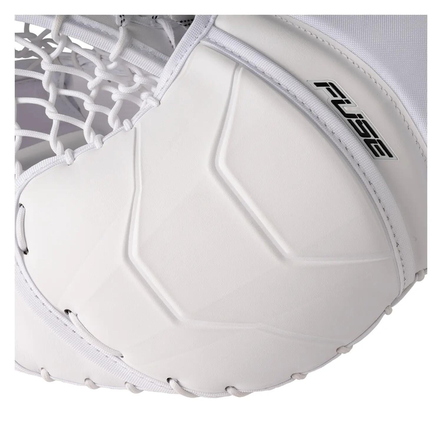 BAUER Supreme Fuse Senior Torwartfanghandschuh Weiß REG für Erwachsene 3/6