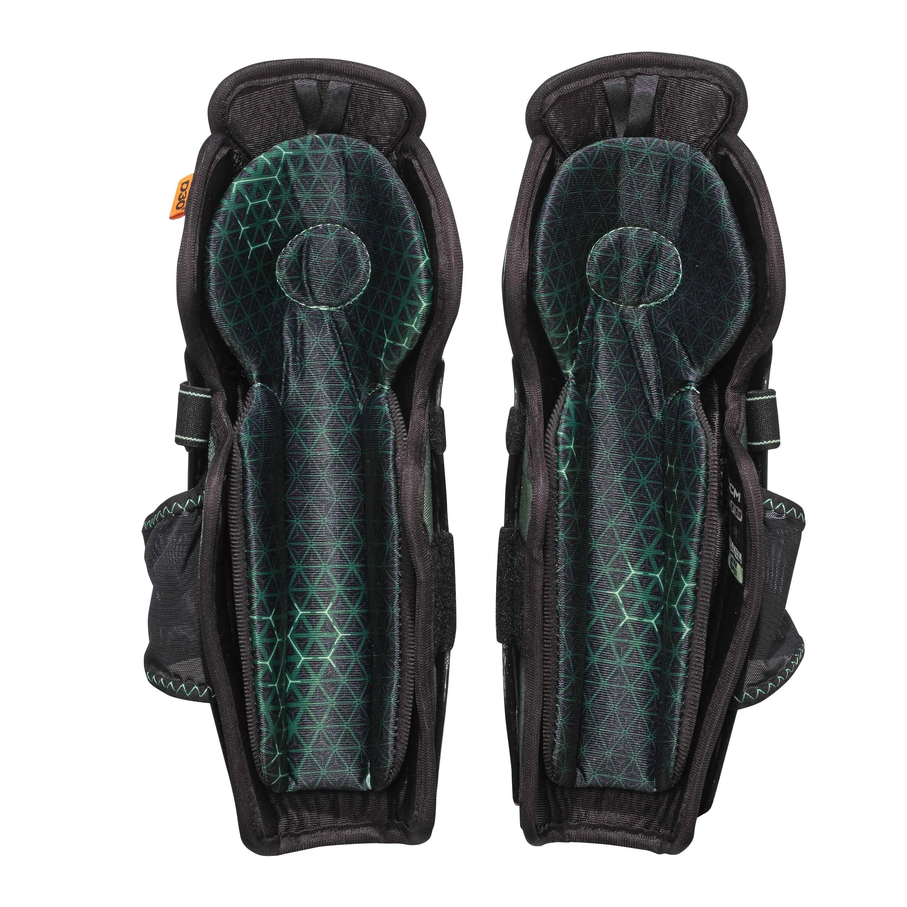 CCM JetSpeed FTW Pro Youth ochraniacze goleni hokejowe czarne 2/2