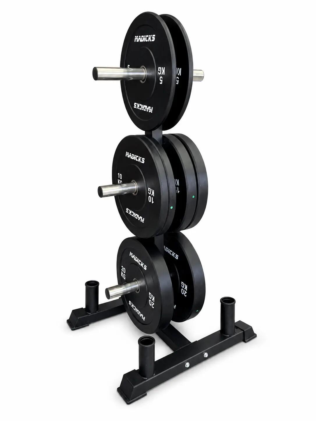 Porta Dischi Bumper Rastrelliera Supporto Pesi Olimpionici Palestra Home Gym 6/8