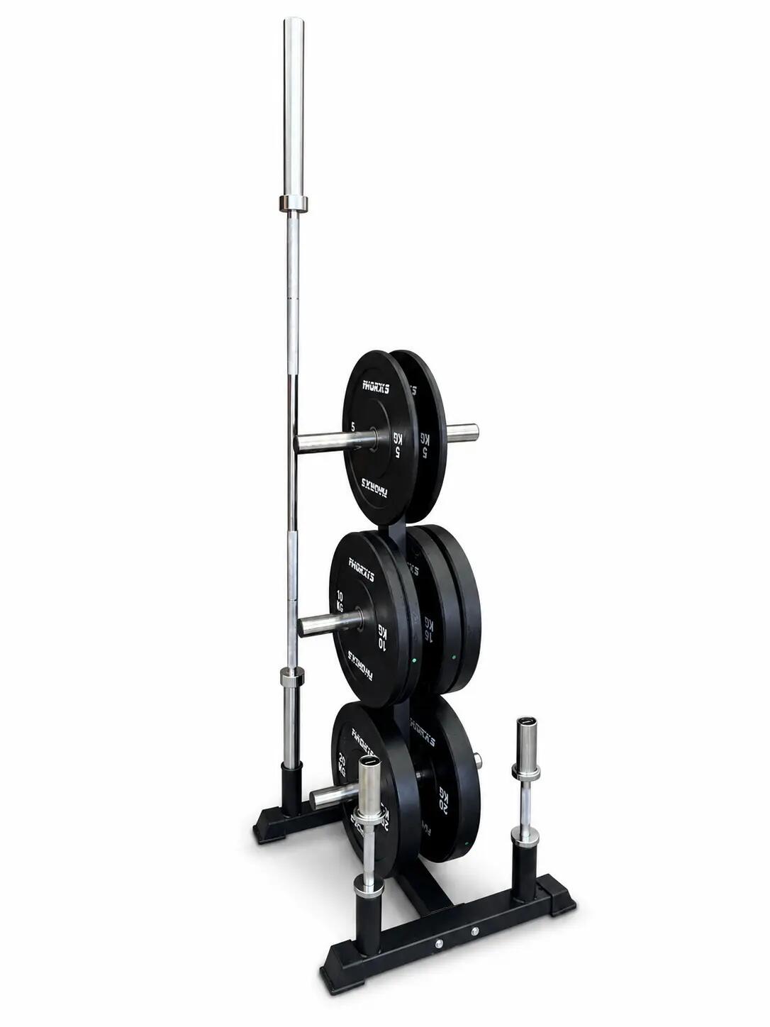 Porta Dischi Bumper Rastrelliera Supporto Pesi Olimpionici Palestra Home Gym 5/8
