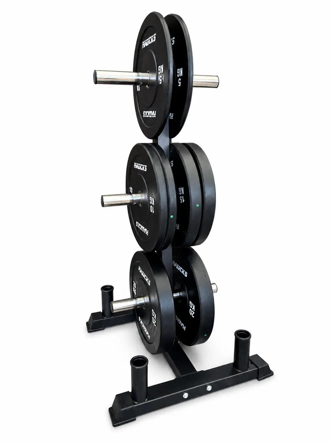 Porta Dischi Bumper Rastrelliera Supporto Pesi Olimpionici Palestra Home Gym 2/8