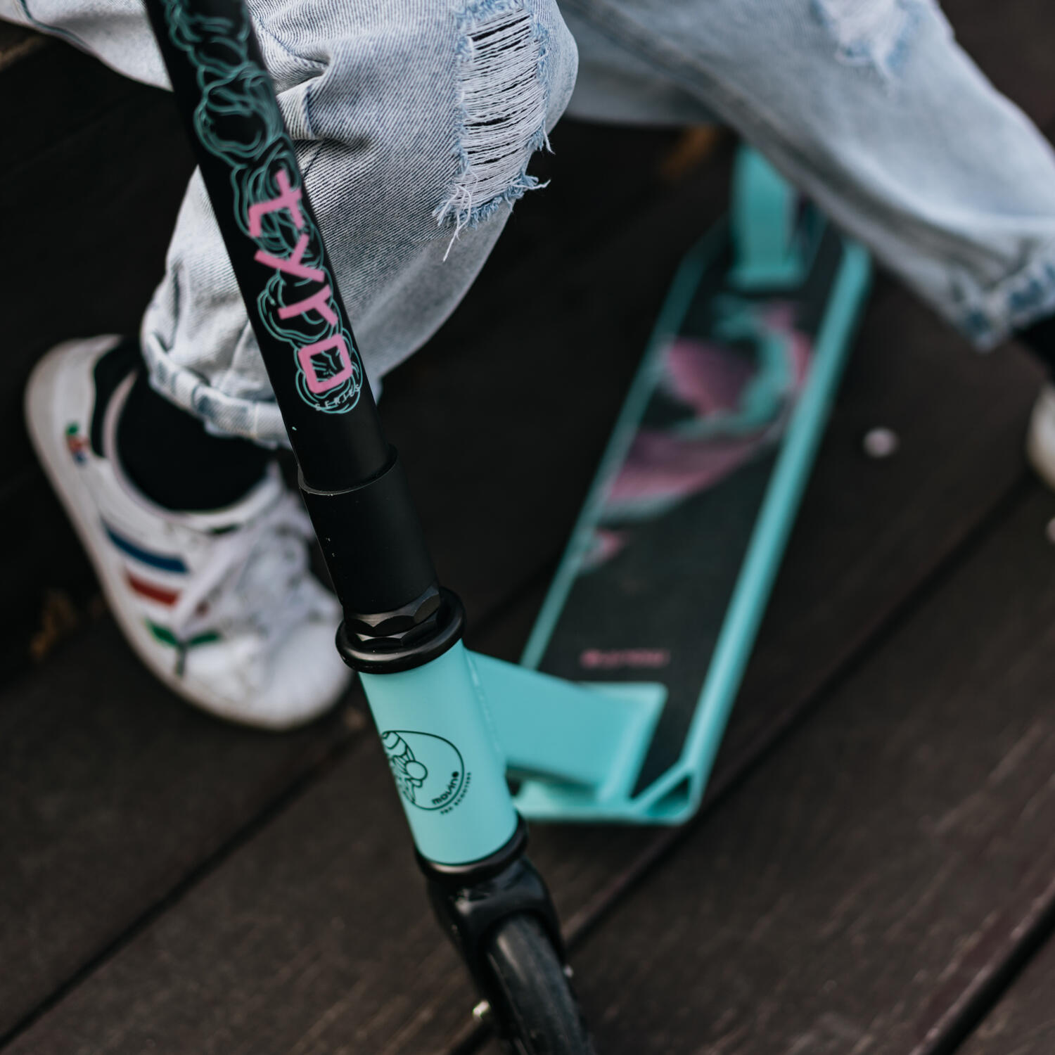 Trotinete acrobática Movino Tyro para crianças 6/7