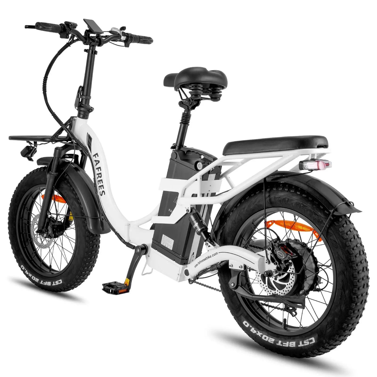 Bicicleta Elétrica FAFREES F20 XM 750W48V30Ah Suspensão Tripla - White 5/5