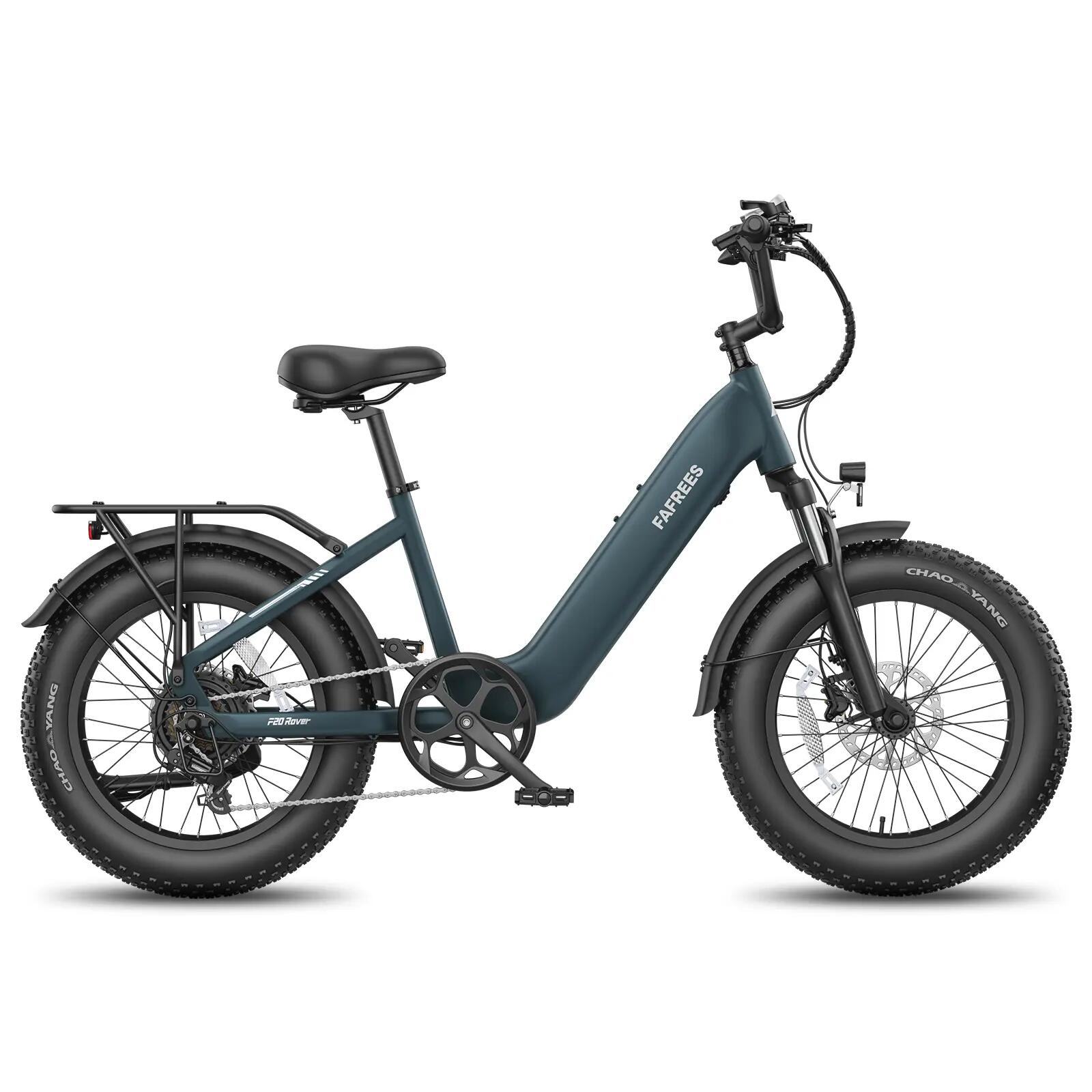 Bicicleta elétrica adulta F20 Rover, pneus 20" × 4,0", bateria 48V 15Ah. 4/8