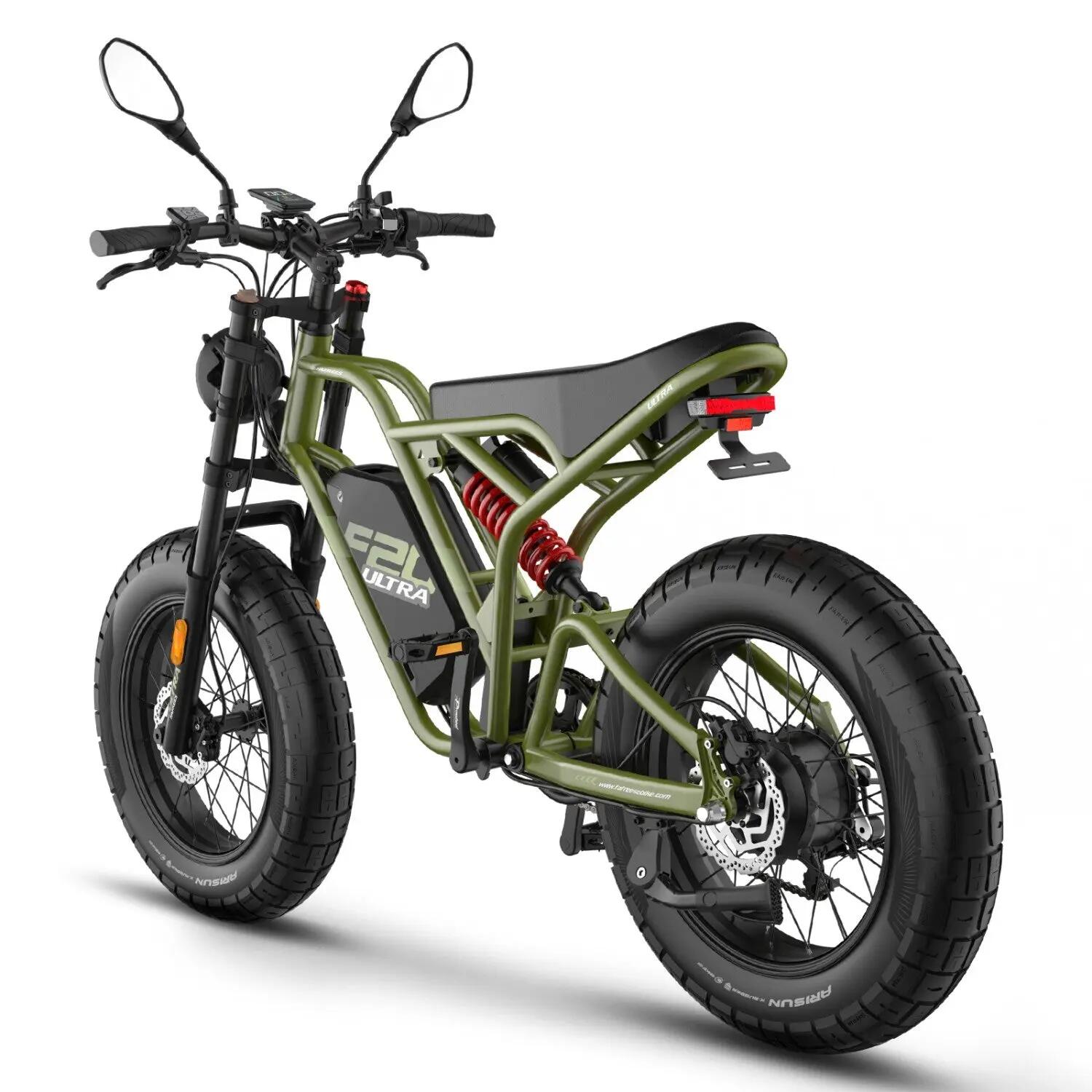 Bicicleta Elétrica FAFREES F20 Ultra Y SRZ 750W48V25Ah - Green 4/5
