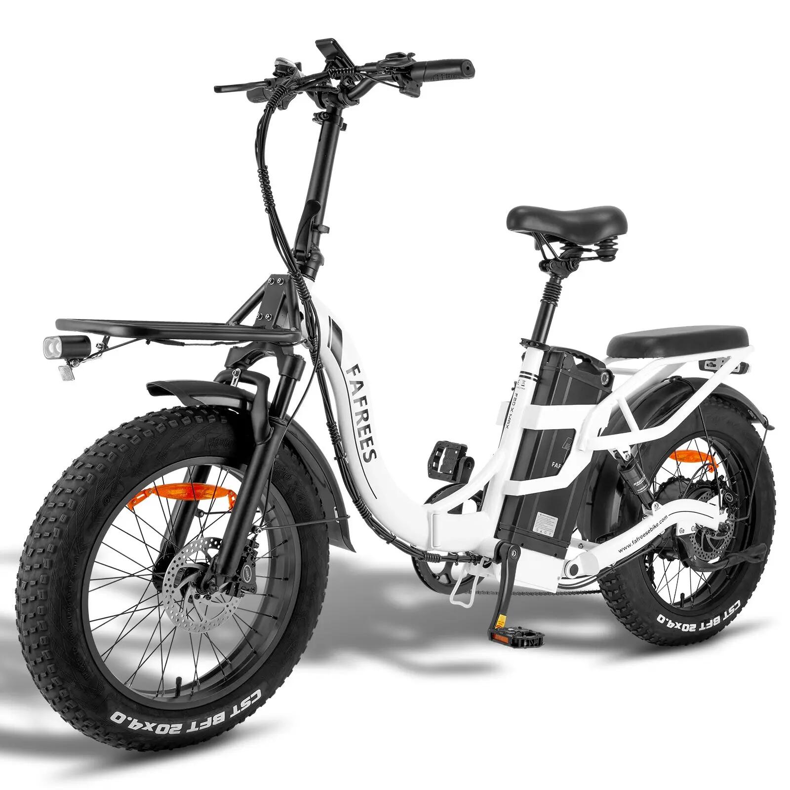 Bicicleta Elétrica FAFREES F20 XM 750W48V30Ah Suspensão Tripla - White 2/5