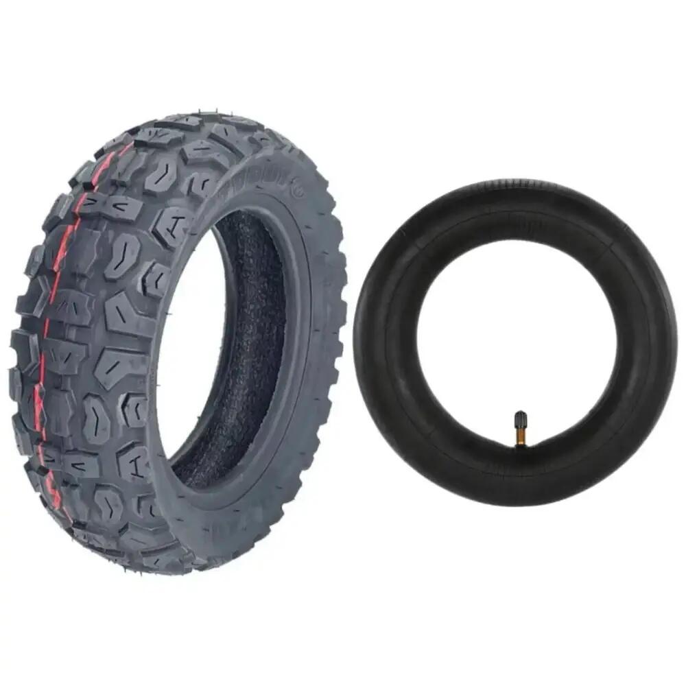 Pachet Cauciuc Off Road 10x3.0 + Cameră 85/65-6.5 cu valvă dreaptă (L-5B+L-1B)