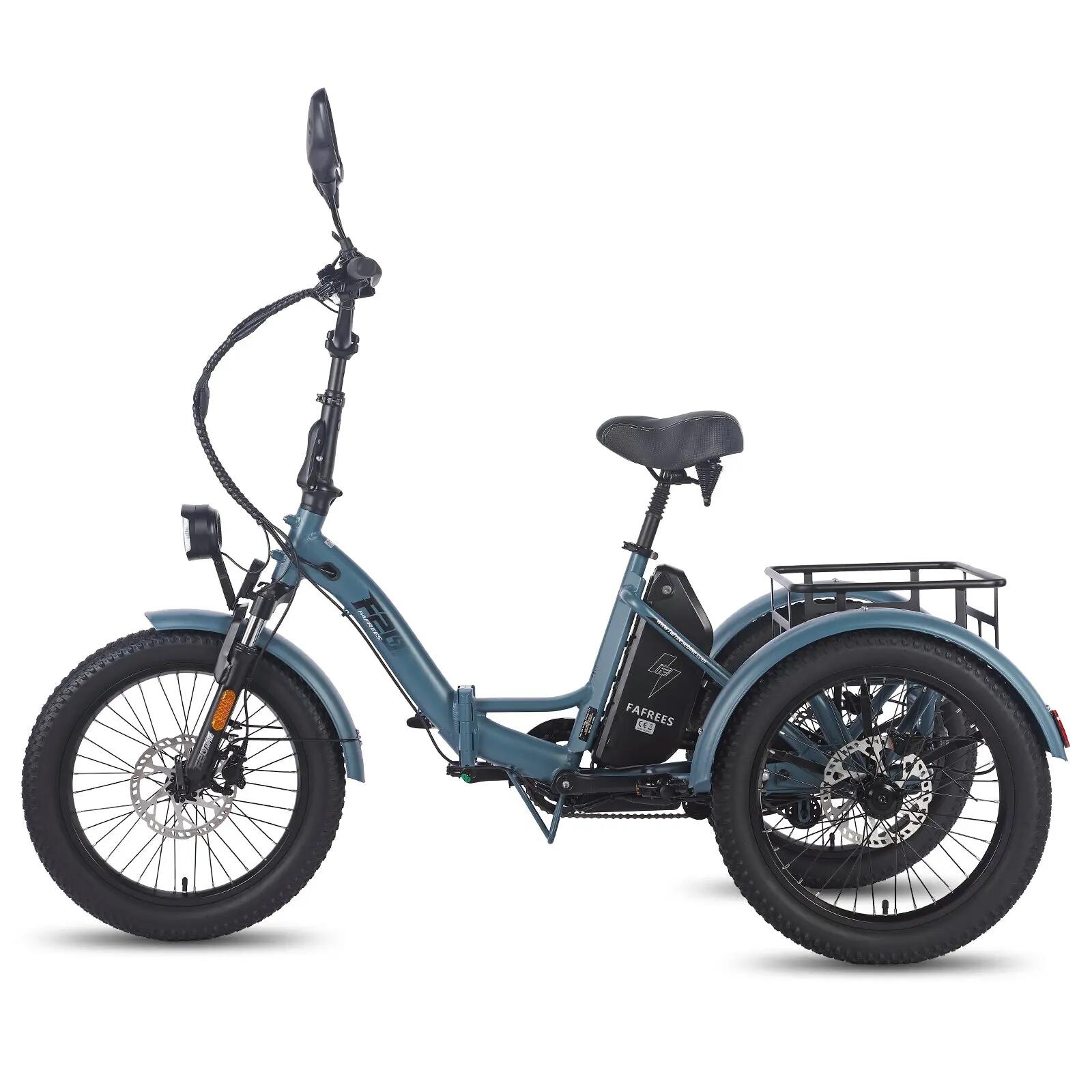 FAFREES F20 Mate Triporteur Électrique - Moteur 500W Batterie 48V21AH Freins 3/5