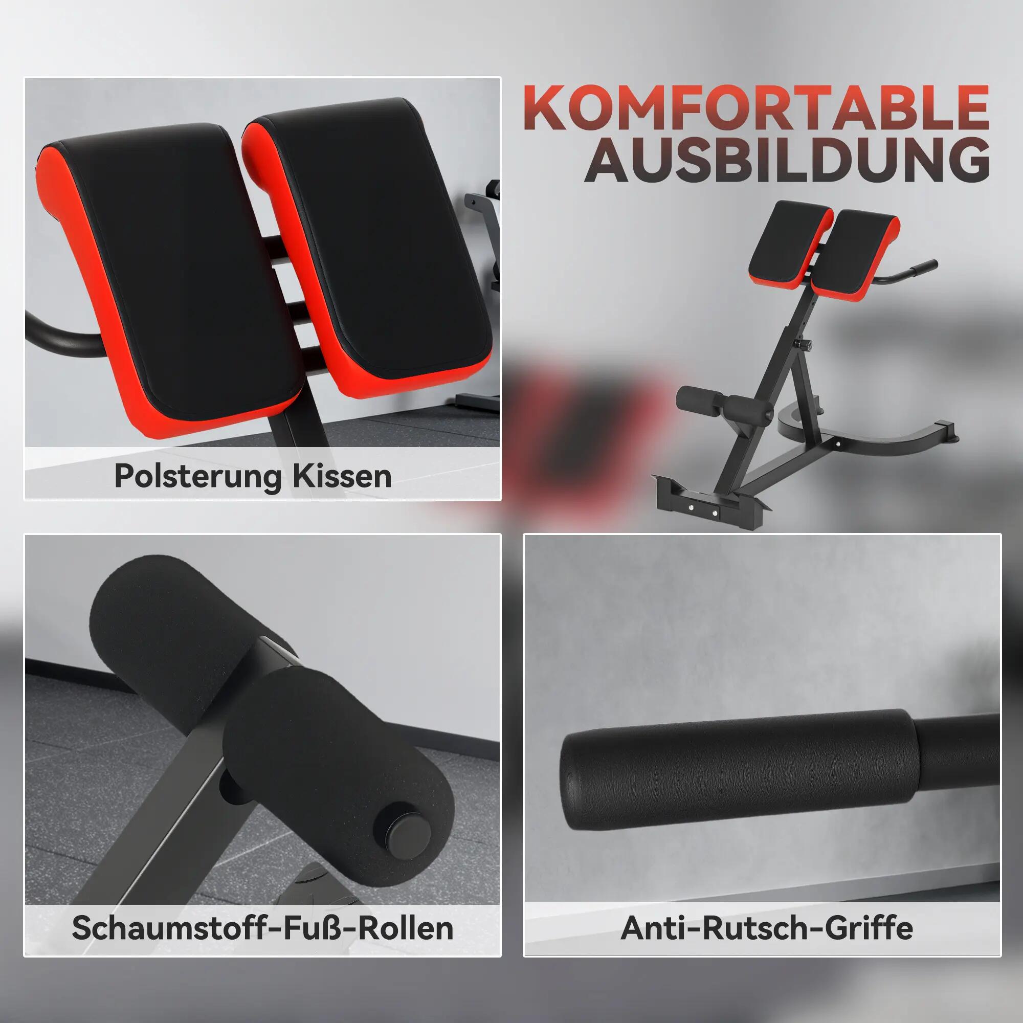 Chaise d'entraînement, banc de fitness, banc de musculation, acier, réglable, po 9/9