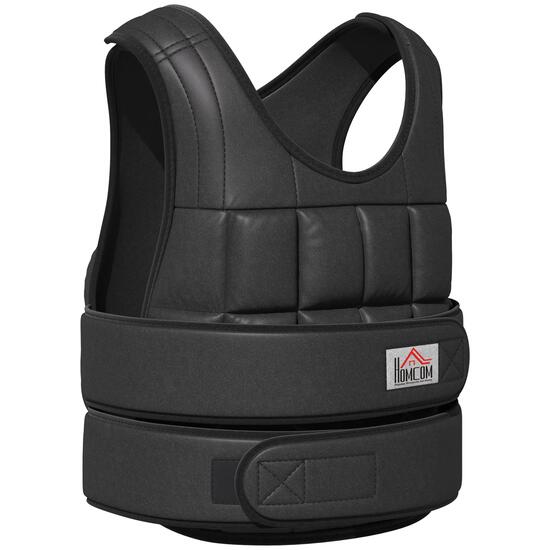 Gilet lesté de 30 kg avec 35 sacs de poids, réglable, pour l'entraînement de la