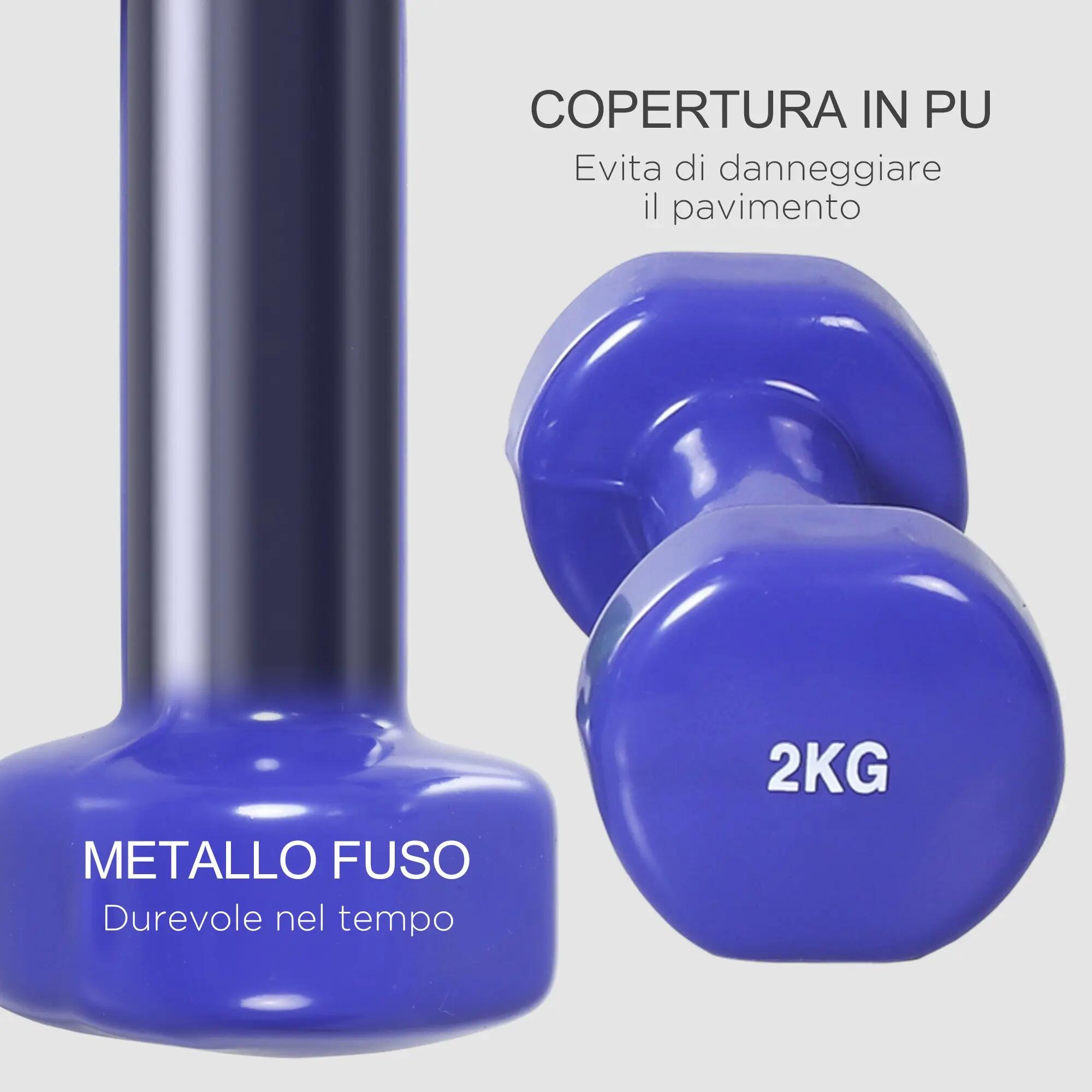 Haltères de musculation, ensemble de 10 kg avec étui, 4 paires d'haltères de cou 7/9