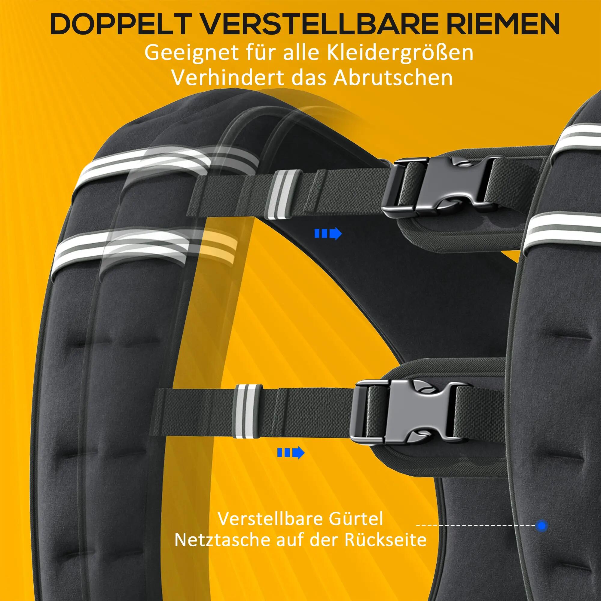 Gilet lesté de 10 kg pour la course à pied, unisexe, idéal pour la musculation, 8/9
