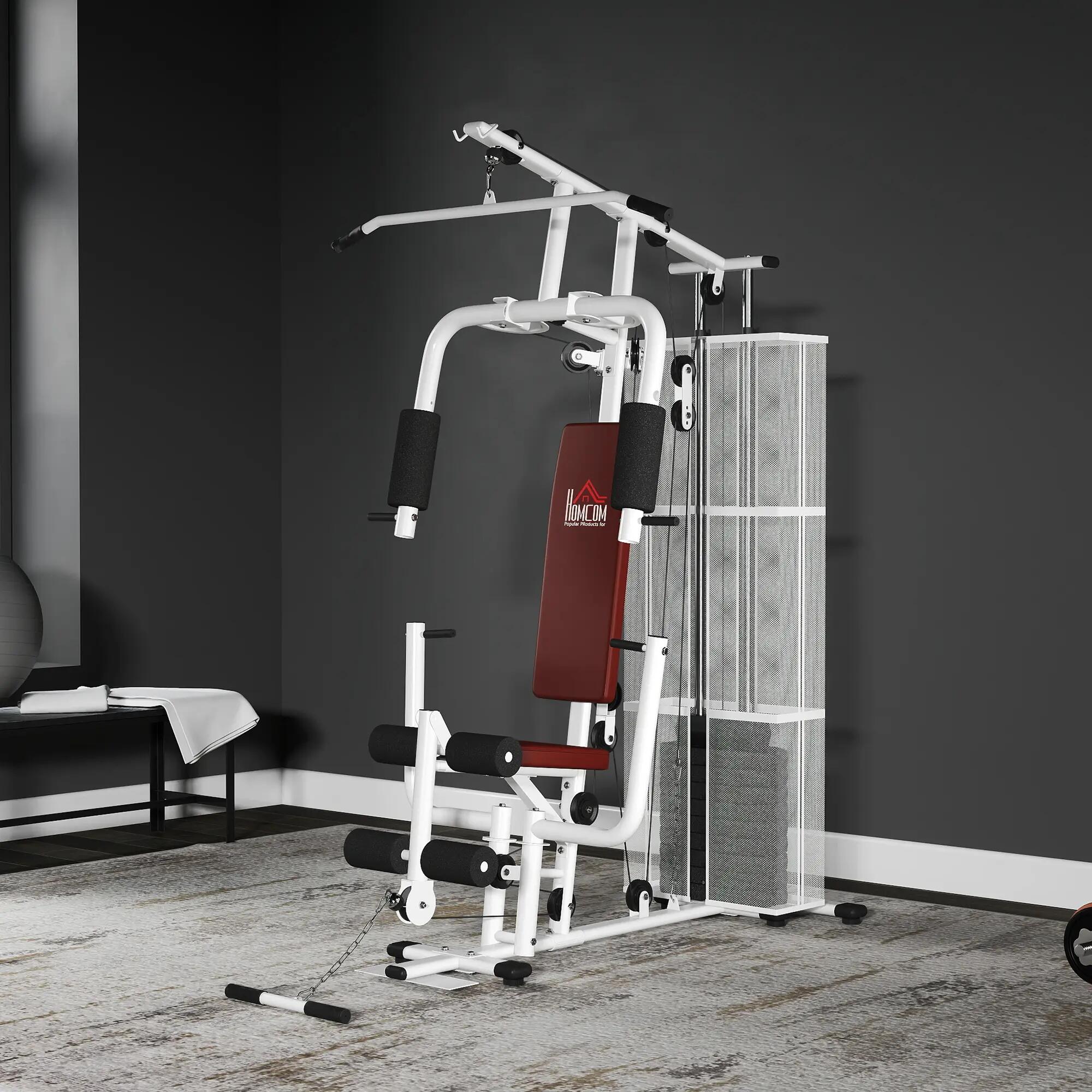 Station de fitness multifonctionnelle pour la maison et la salle de sport, avec 4/9