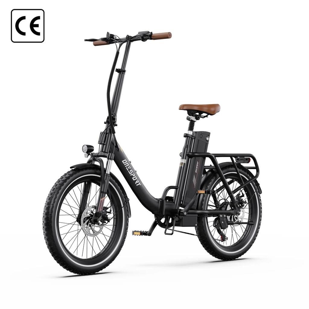 Сгъваем електрически велосипед ONESPORT OT16 Pro, 48V 17AH батерия, 20 in гума