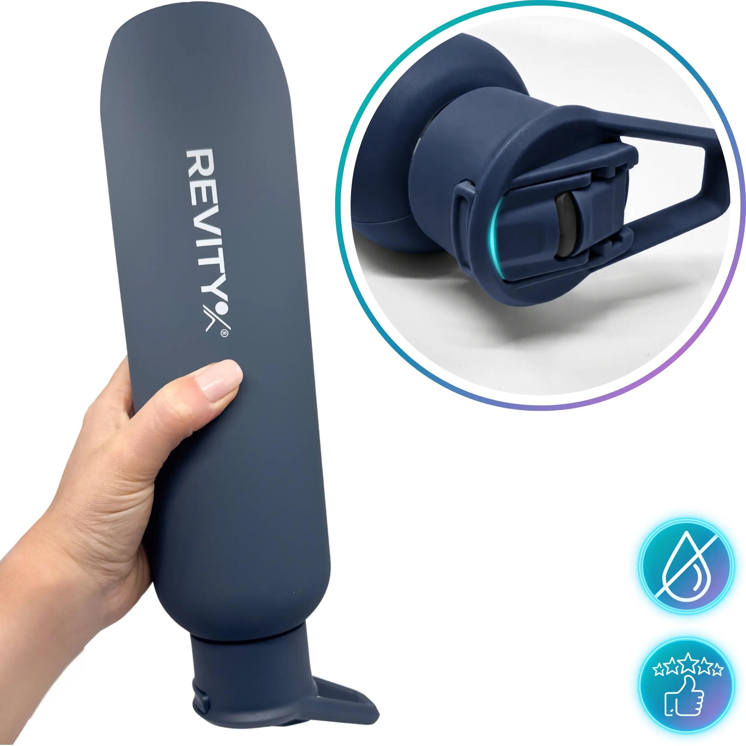 Rvs thermosfles 1 liter met automatische drinktuit 4/14