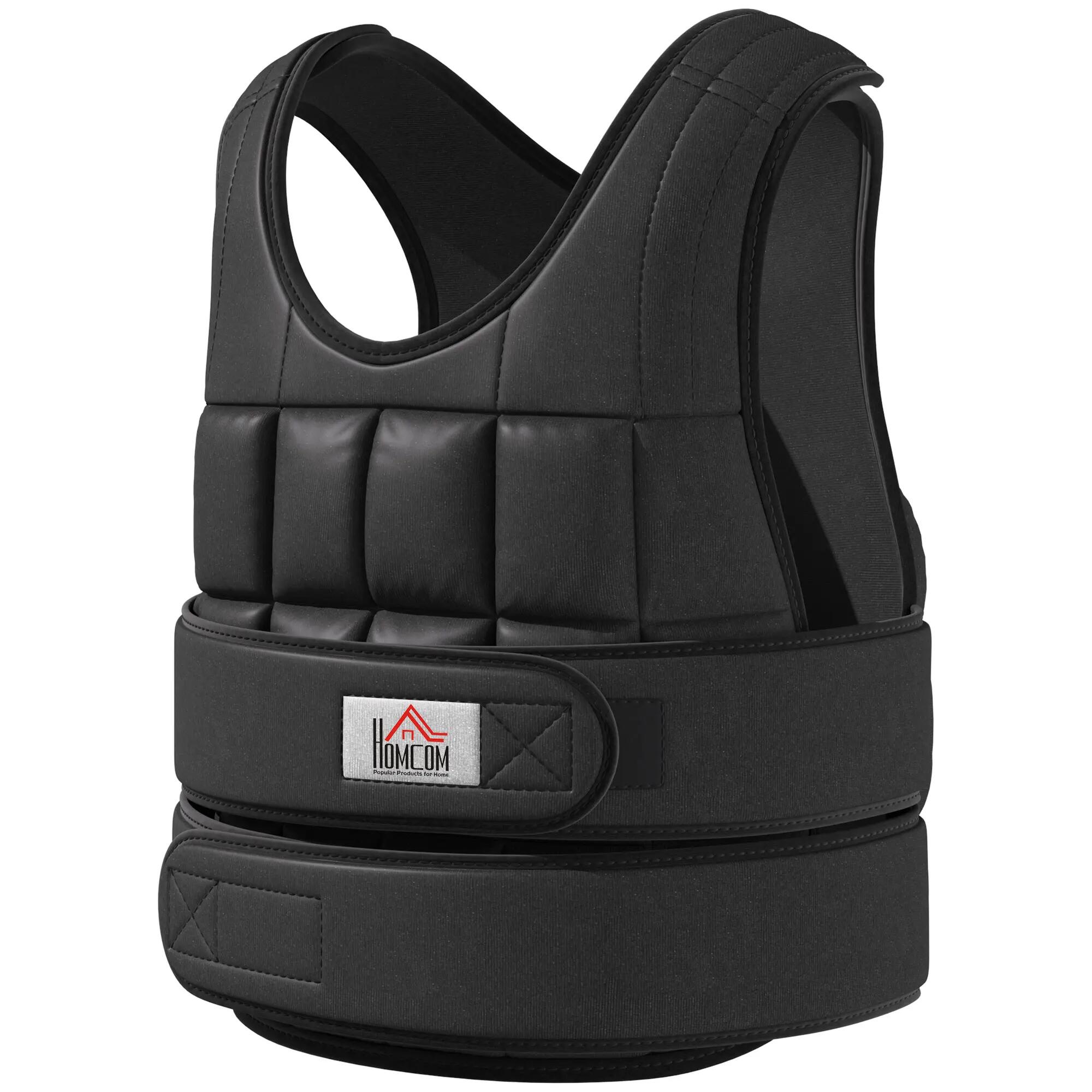 Gilet lesté de 30 kg avec 35 sacs de poids, réglable, pour l'entraînement de la 2/9