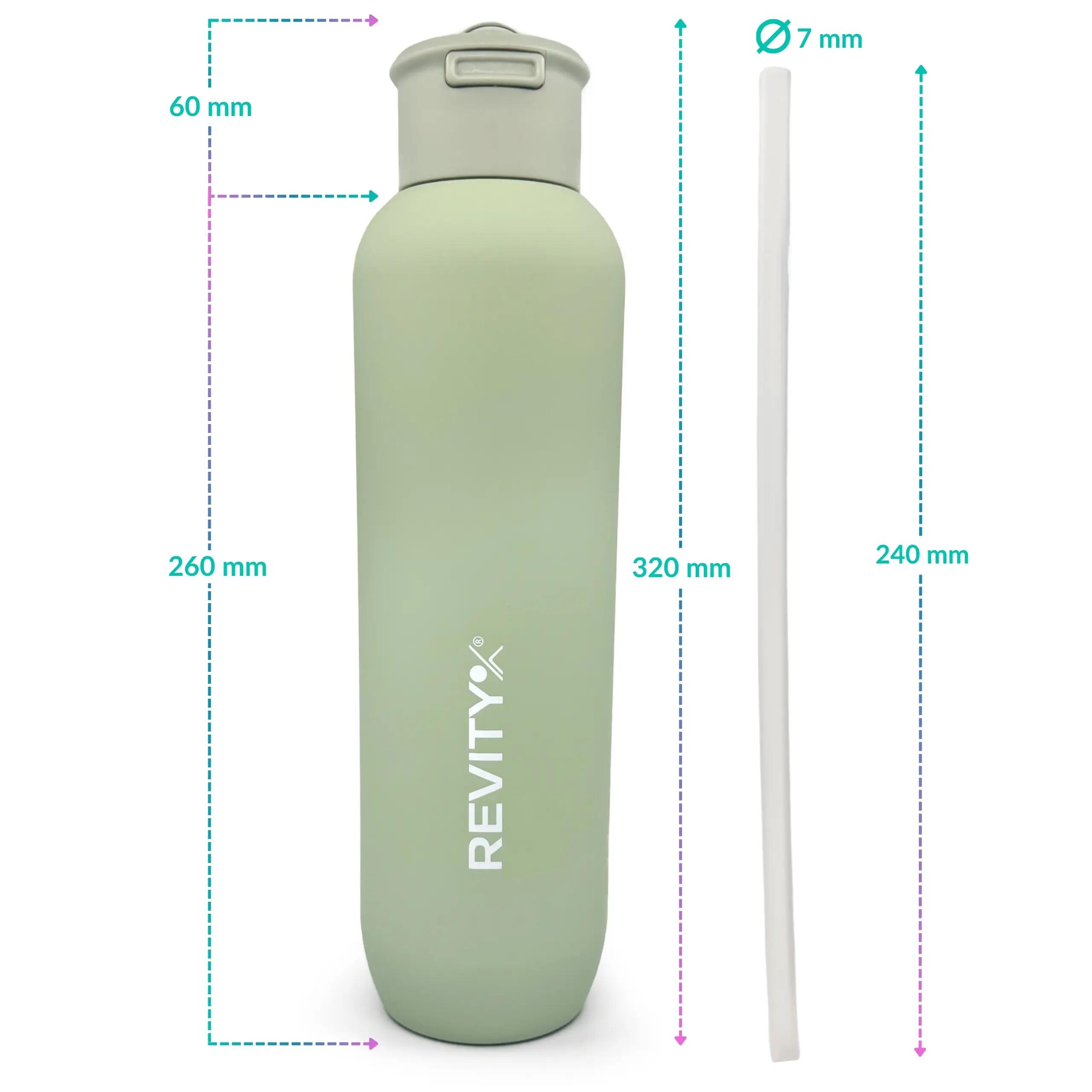 Gourde isotherme inox avec bouchon à ouverture rapide 1 L 12/14