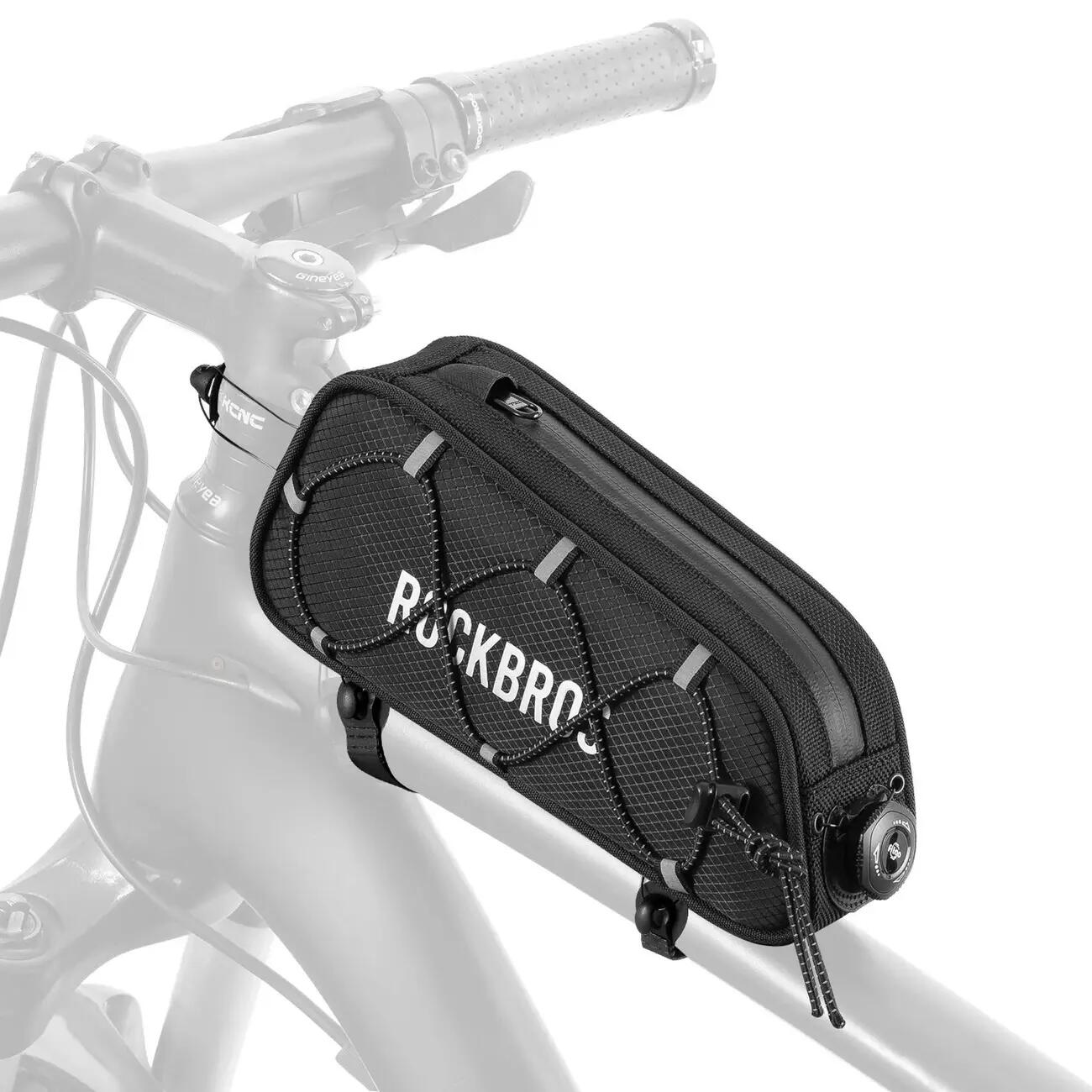 Geantă de cadru impermeabilă pentru bicicletă 0,7 l