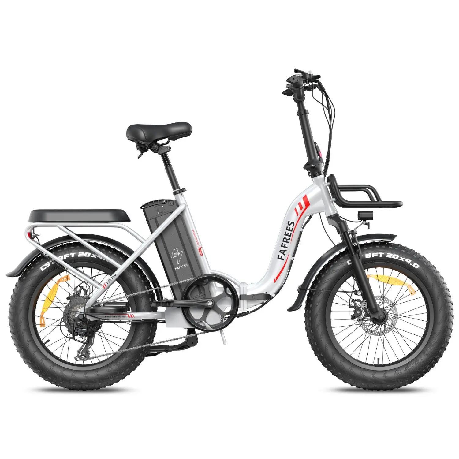Bici Elettrica FAFREES F20 Max 500W48V30Ah 20x4.0" - White 3/5