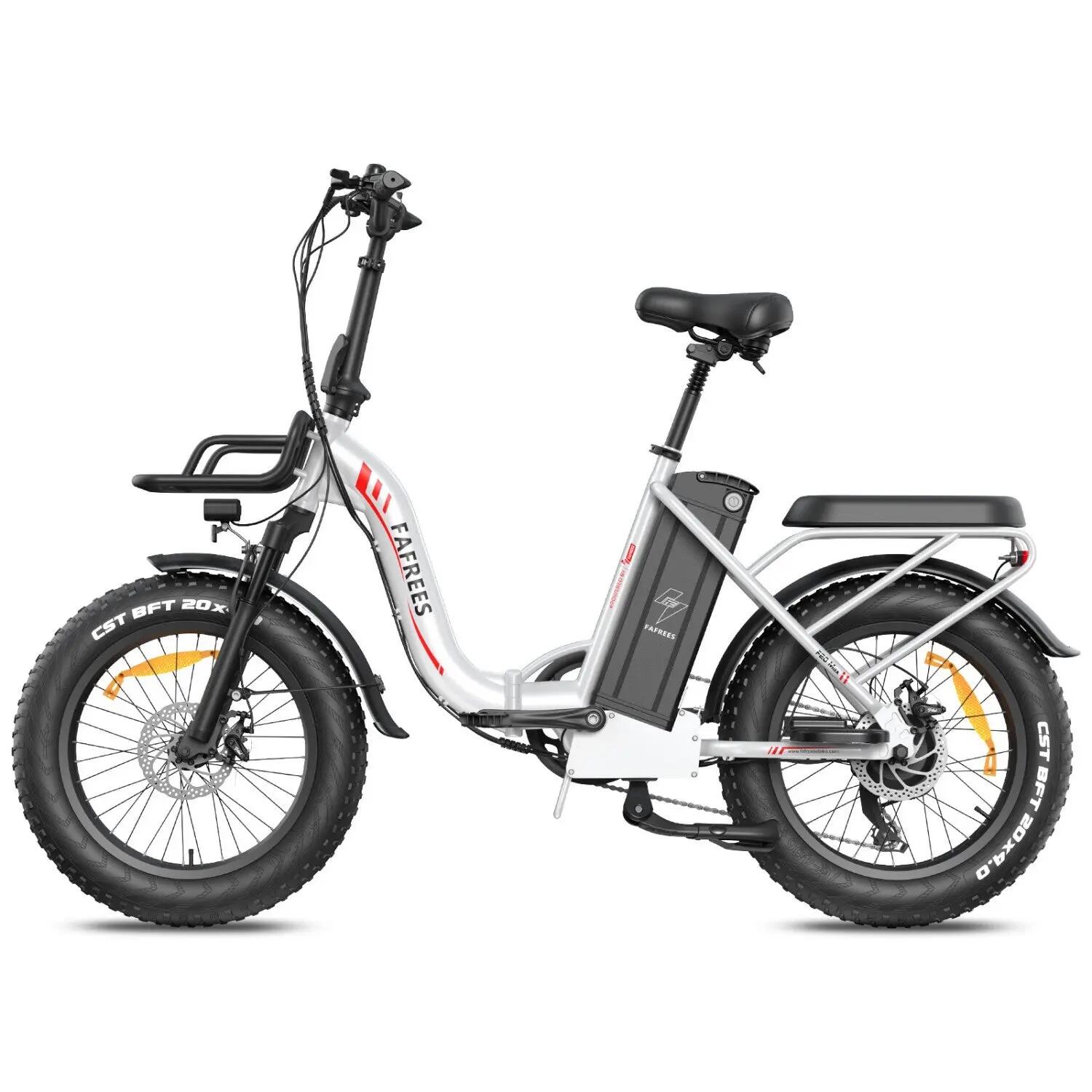 Bici Elettrica FAFREES F20 Max 500W48V30Ah 20x4.0" - White 2/5