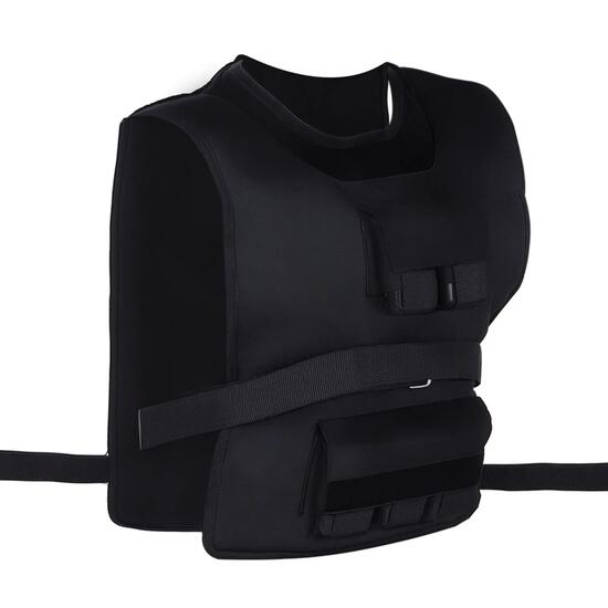 Gilet lesté de 15 kg / 20 kg / 30 kg, ajustable et avec poids amovibles. Gilet d