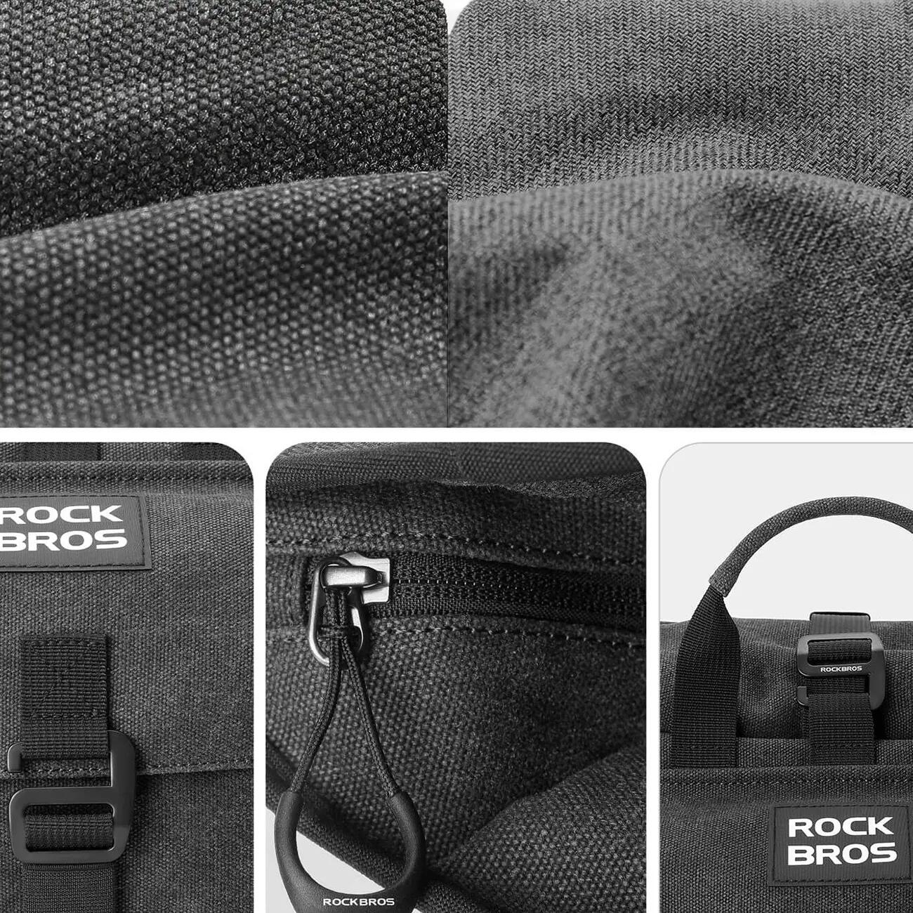 Rockbros H46 Rucksack-Satteltasche/Lenkertasche - Grau 5/5