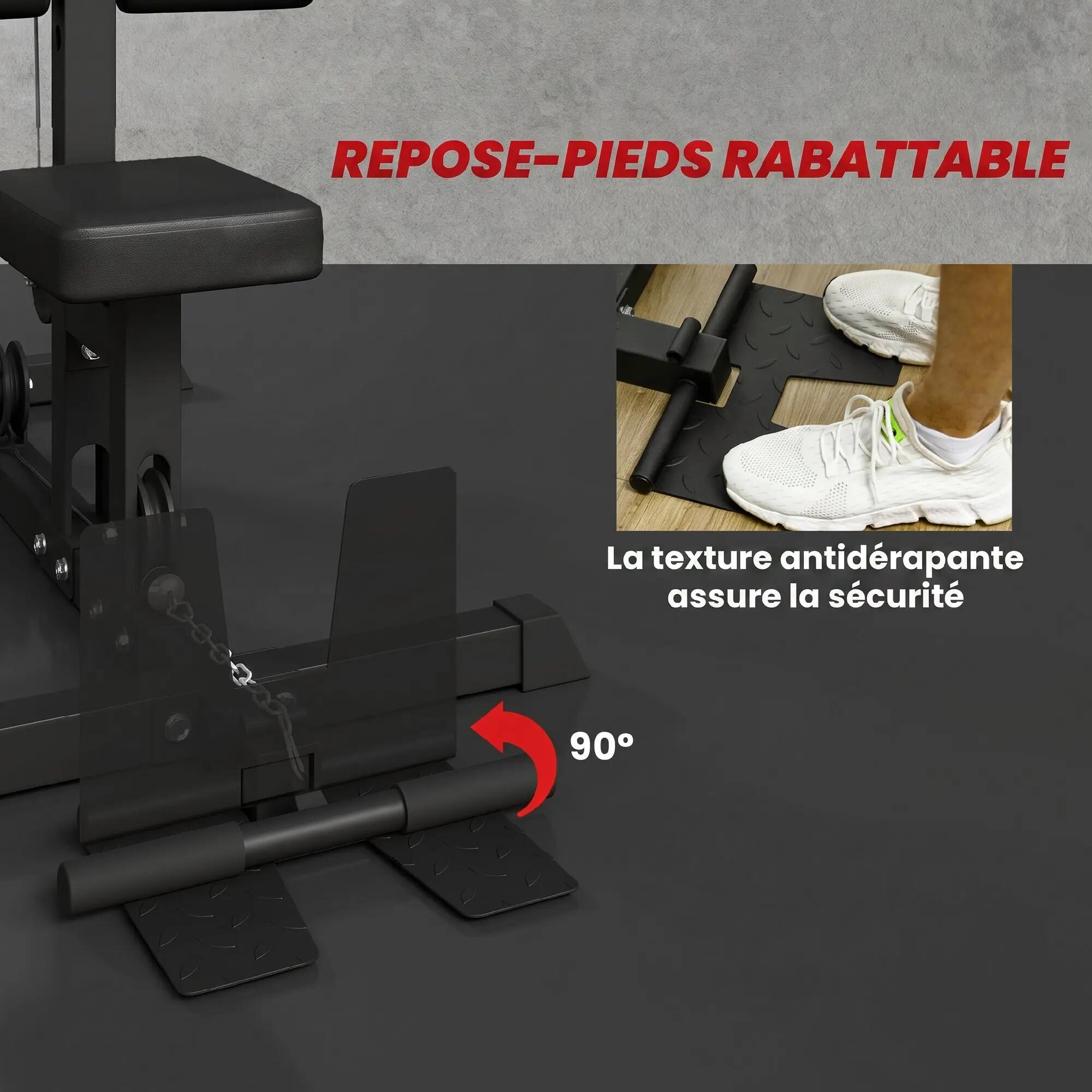 Station de musculation Station à Poulie, tirage poitrine - lat pulldown machine 9/9
