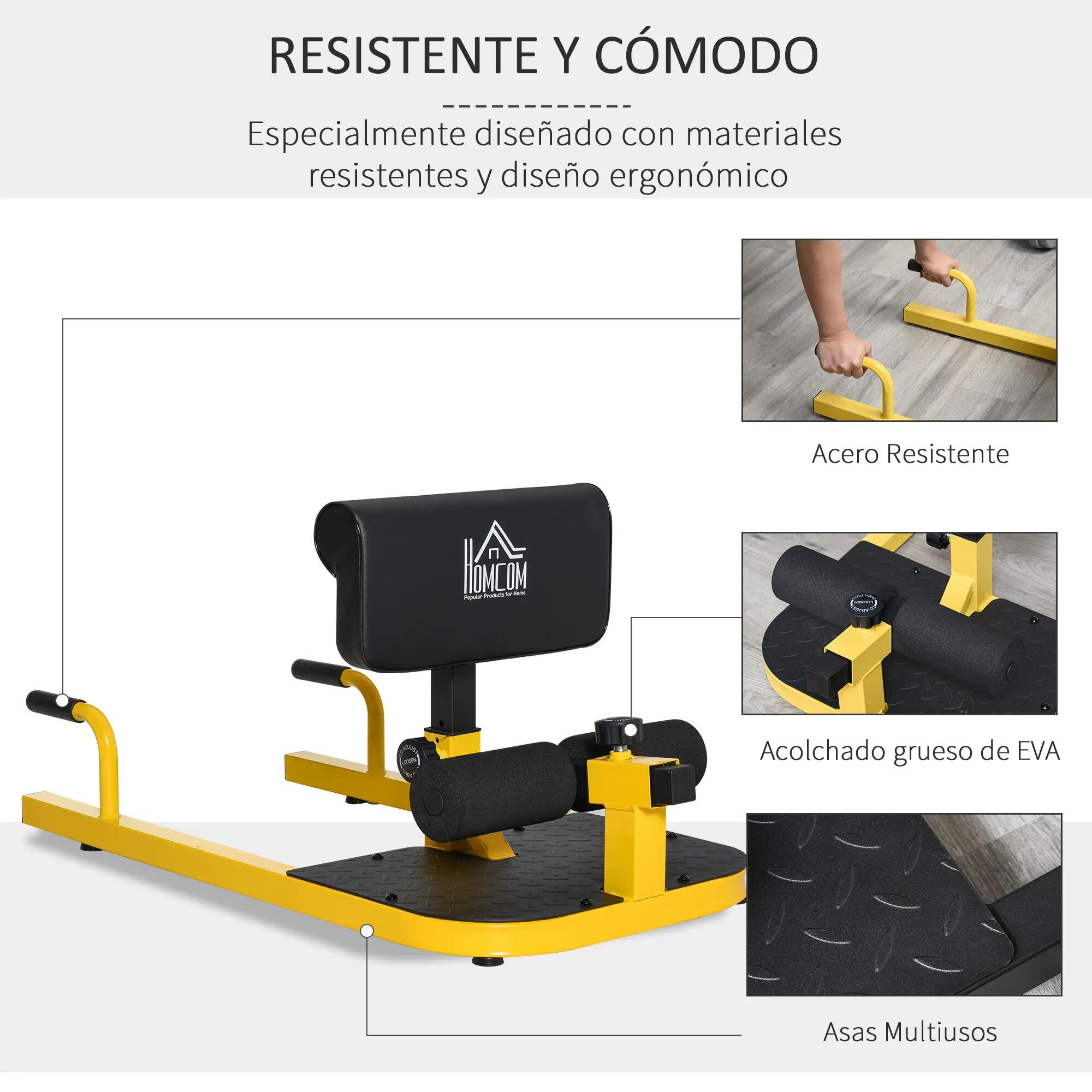 Appareil à squats 3 en 1, équipement d'exercice abdominal, planche dorsale multi 8/9
