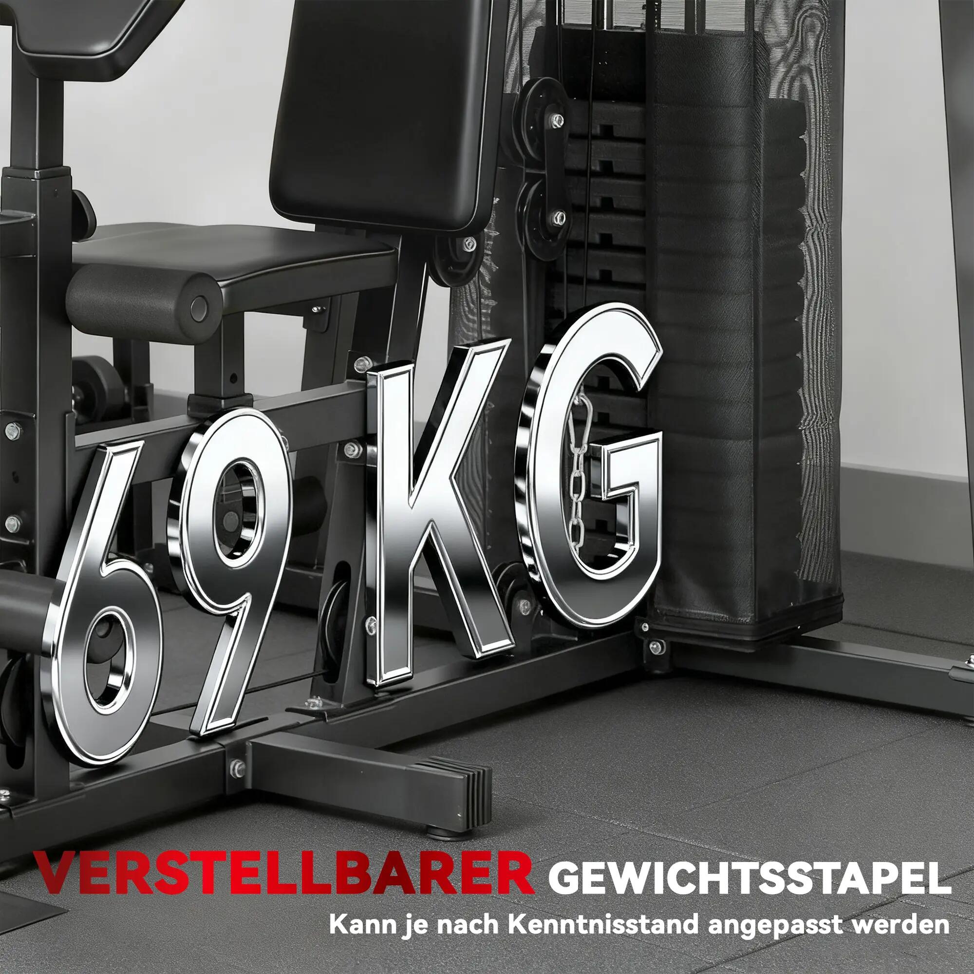 Station d'entraînement multifonctionnelle, appareil de fitness à domicile pour p 8/9