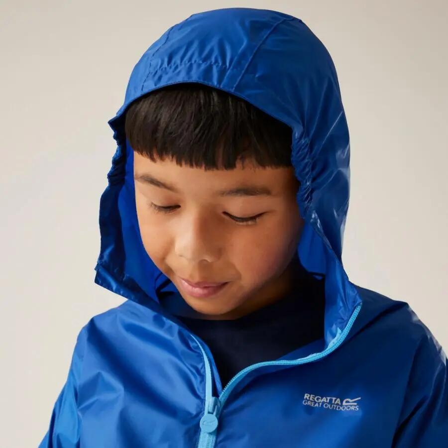 Veste imperméable à capuche enfant Regatta Pack-It III 7/7