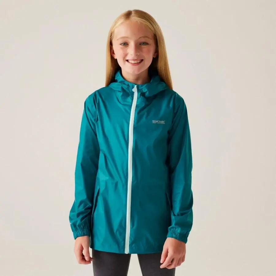 Impermeabile con cappuccio da bambina Regatta Pack-It III 3/7