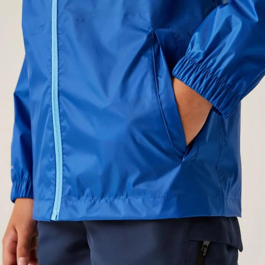 Veste imperméable à capuche enfant Regatta Pack-It III 6/7
