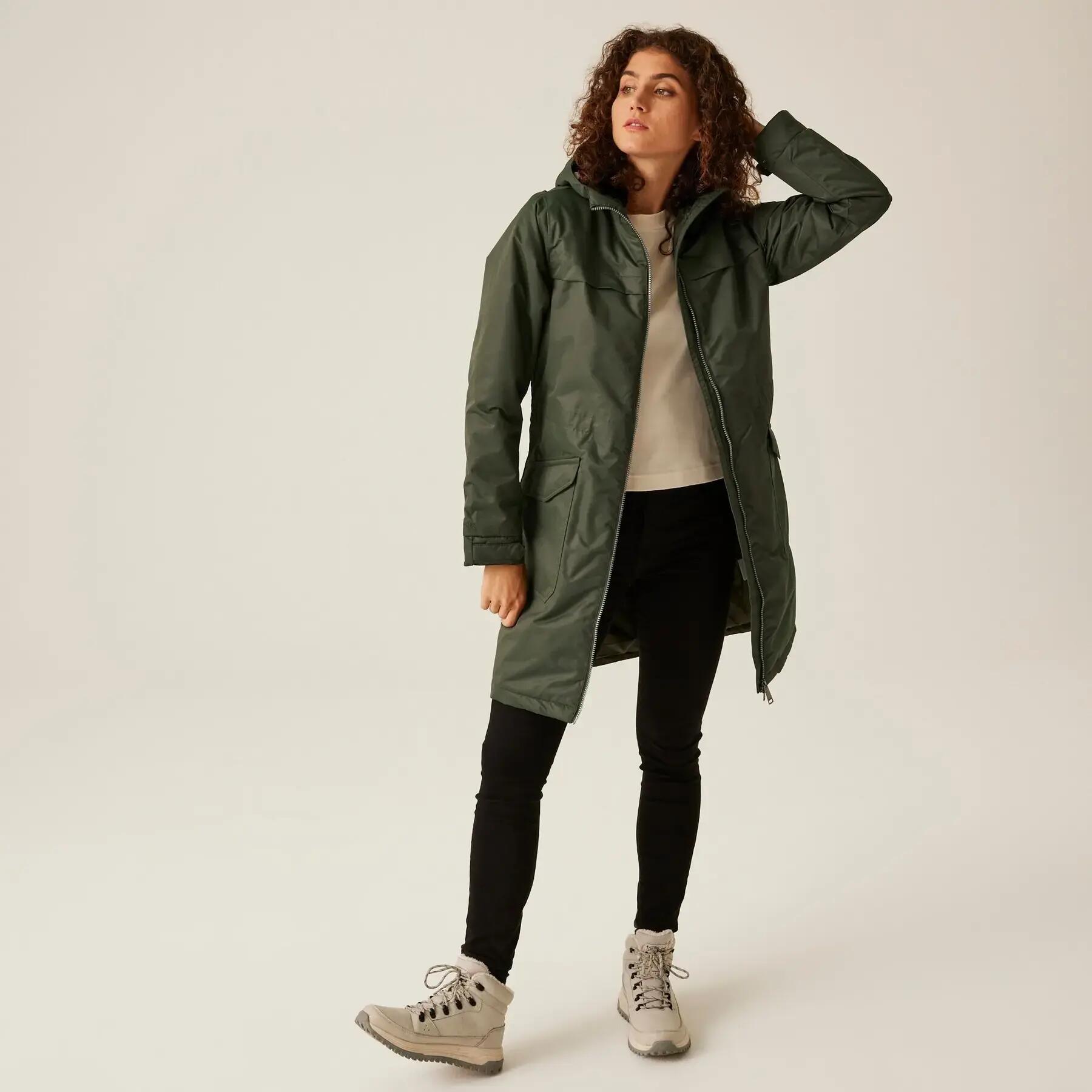 Giacca impermeabile con cappuccio donna Regatta Romine II 4/7