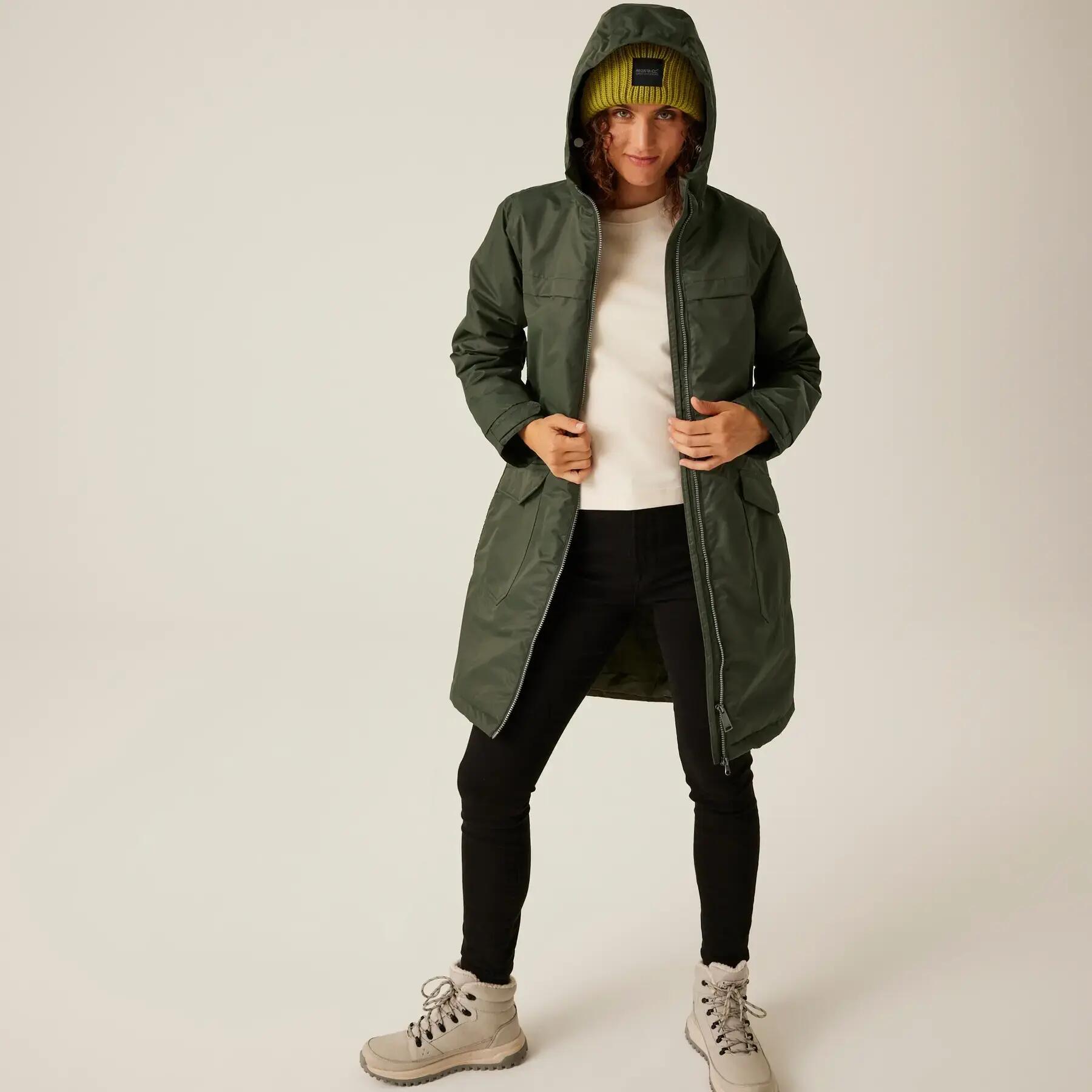 Giacca impermeabile con cappuccio donna Regatta Romine II 3/7