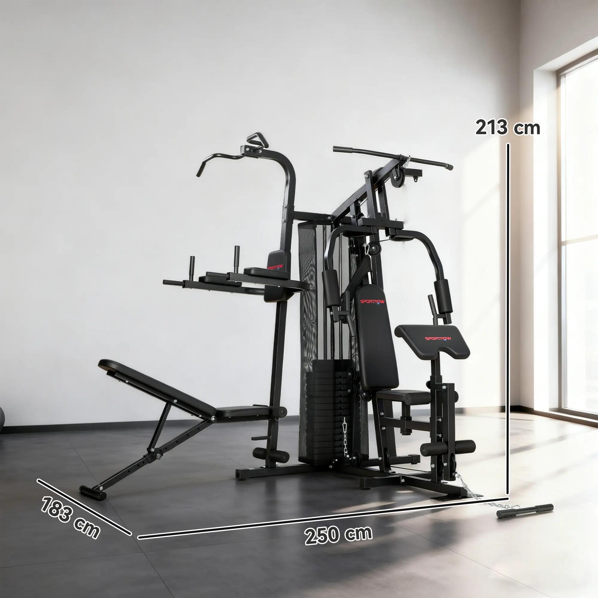 Station d'entraînement multifonctionnelle, appareil de fitness à domicile pour p 5/9