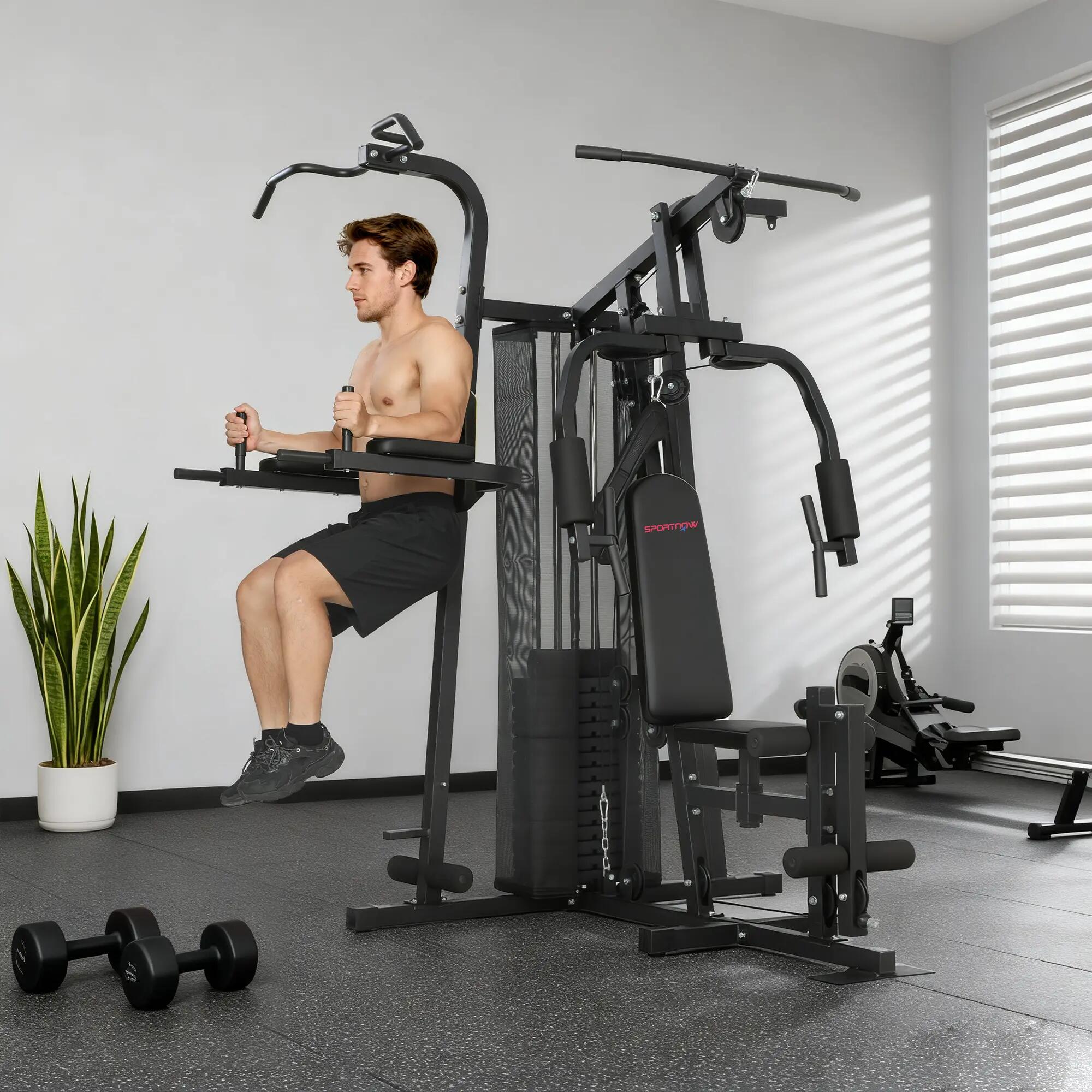 Station d'entraînement multifonctionnelle, appareil de fitness à domicile pour p 4/9