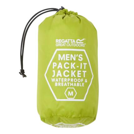 Vestes Outdoor Homme - REGATTA Rain Pack Jacket M - Grenobl Green