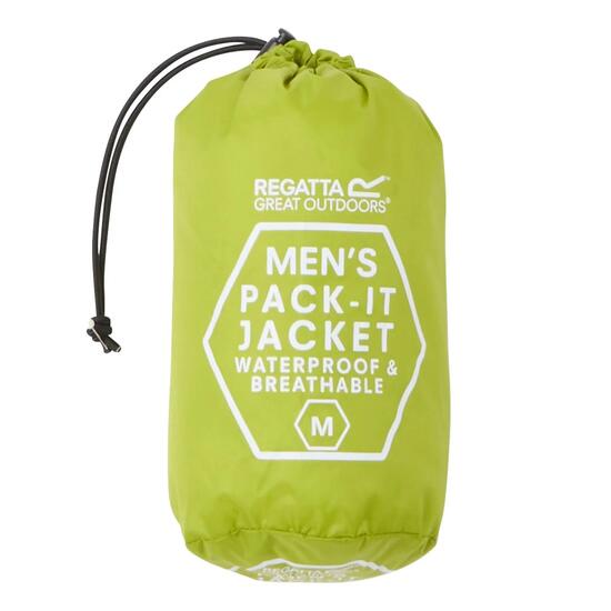 Vestes Outdoor Homme - REGATTA Rain Pack Jacket M - Grenobl Green