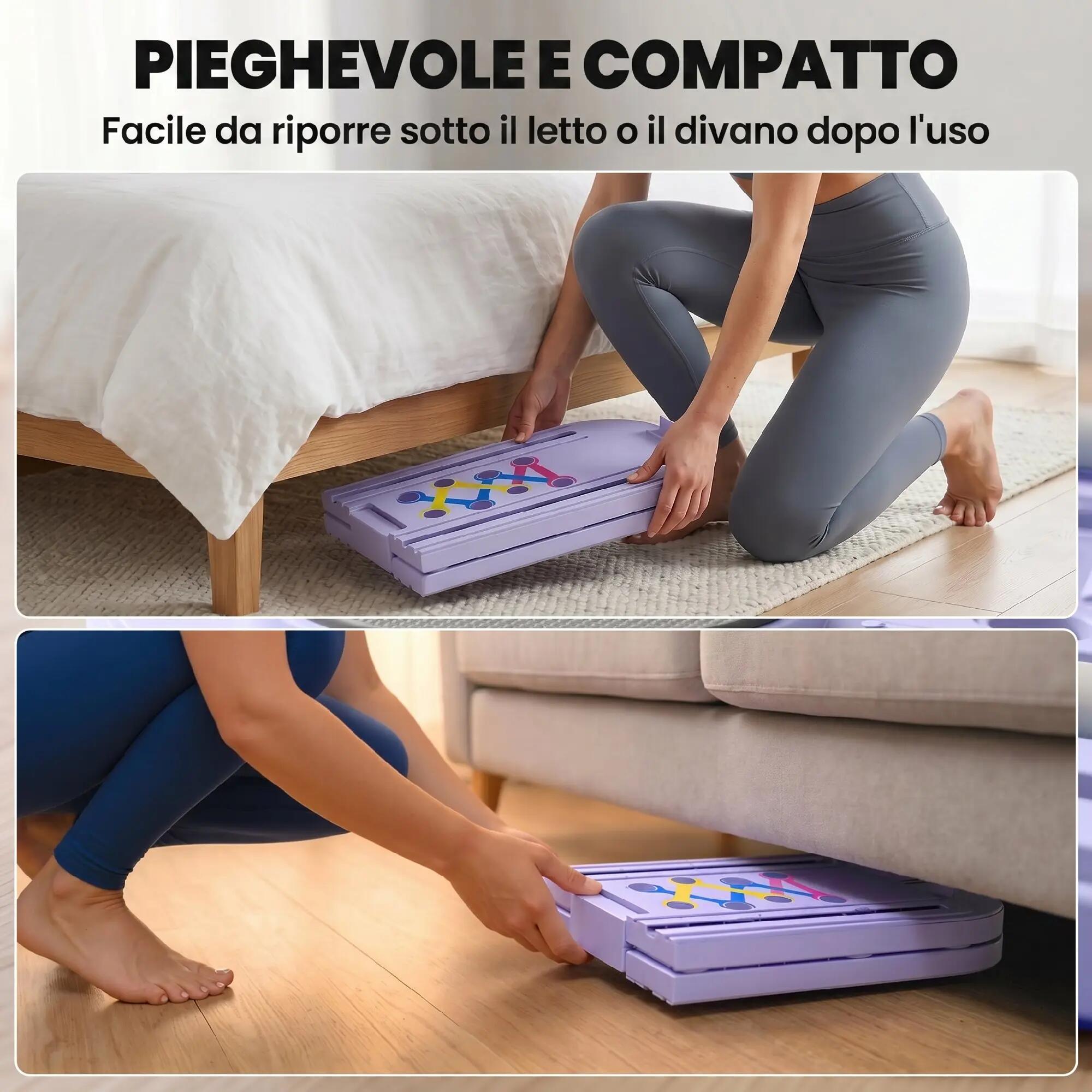 Planche de Pilates pliable 5 en 1, ensemble Reformer pour entraînement à domicil 7/9