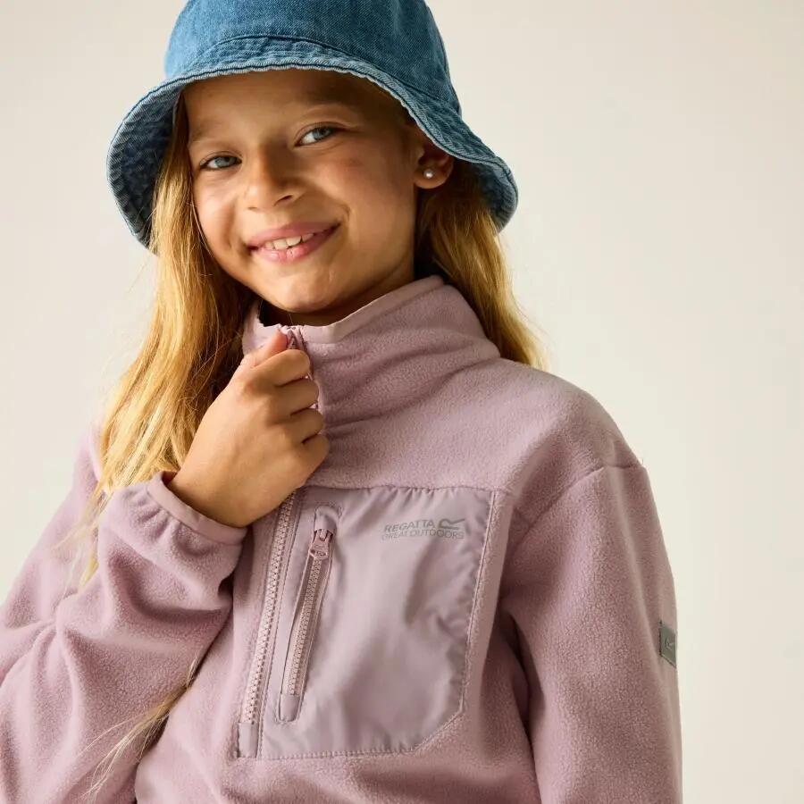 Kinderfleece met halve rits Regatta Frankie 2/7