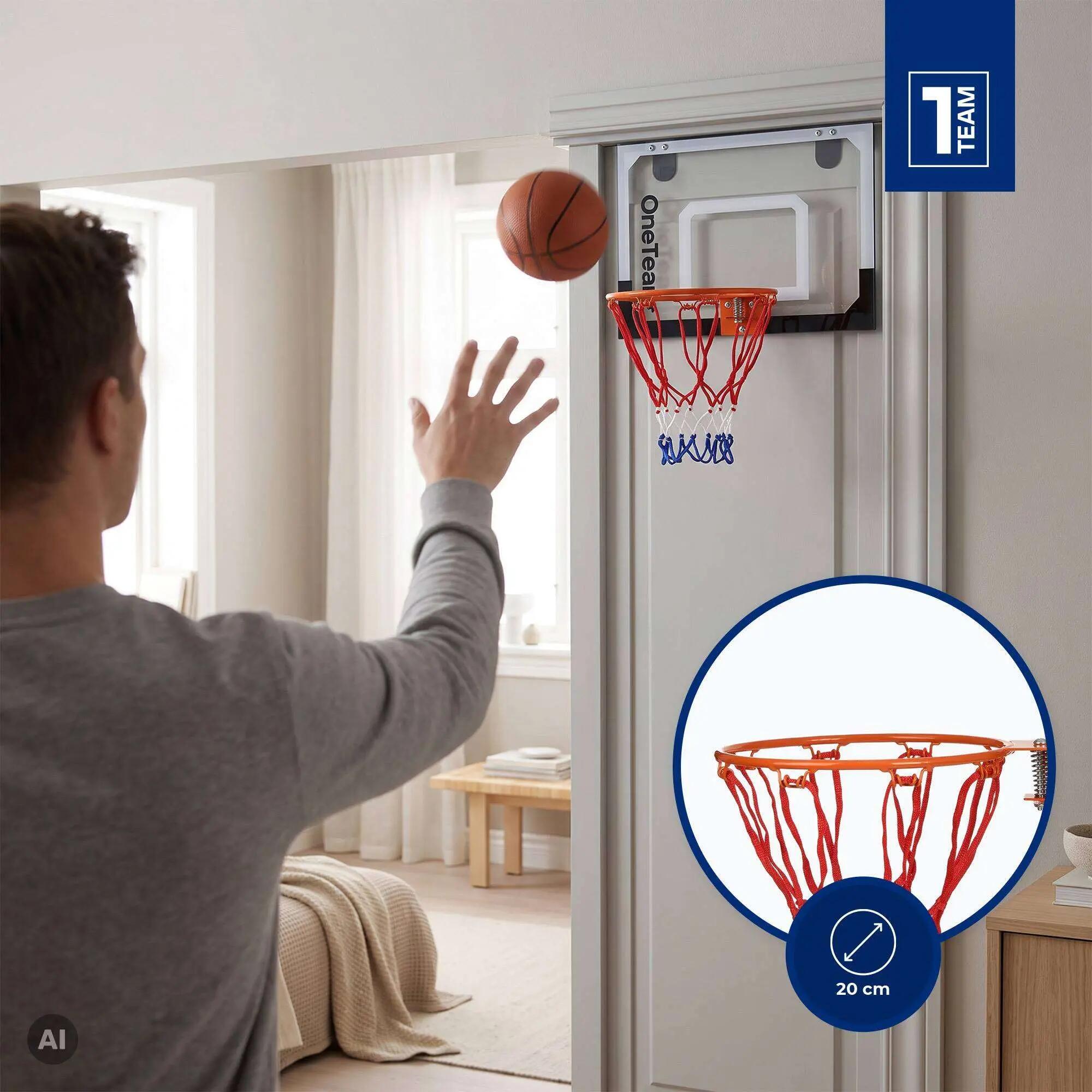 Ensemble de basketball OneTeam BBK01 avec ballon 5/7
