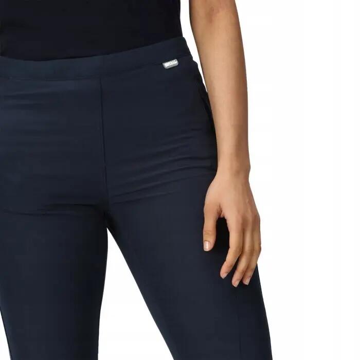 Broek Wandelen Dames Stretch Waterafstotend 3/5