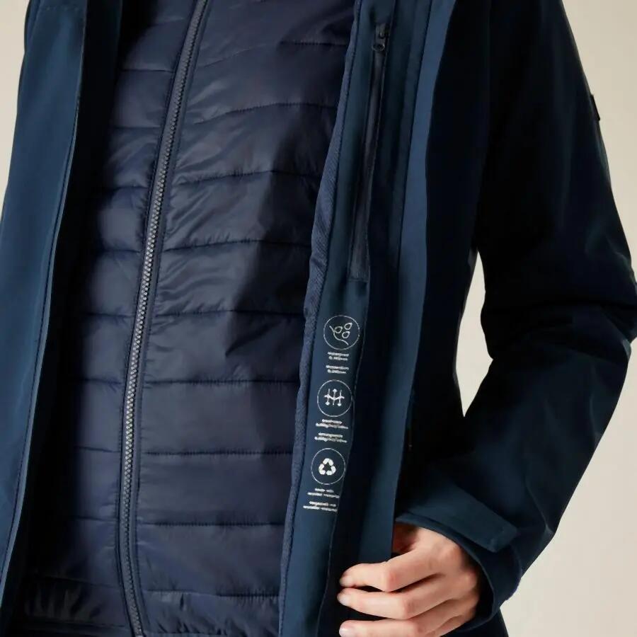 3-in-1-Wanderjacke Damen Regatta Wentwood 6/7