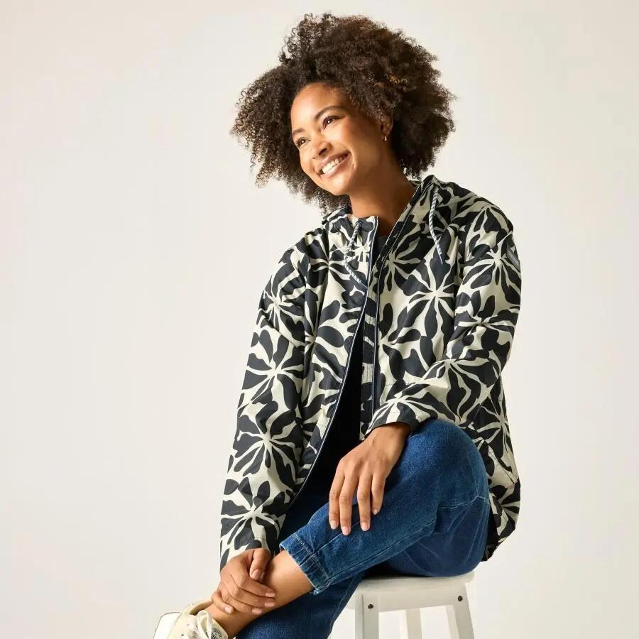 Regenjacke mit Kapuze für Damen Regatta Bayletta 6/7