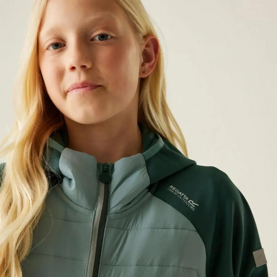 Veste à capuche Hybrid enfant Regatta Kielder IX 5/7