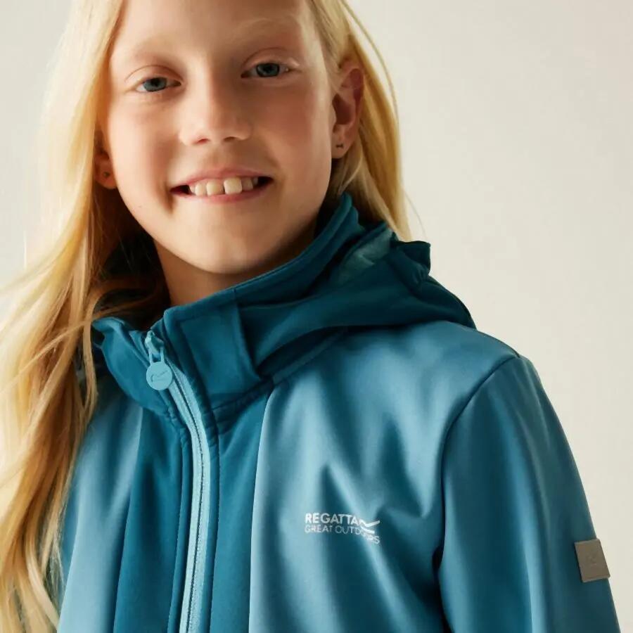 Veste imperméable softshell enfant Regatta Haydenbury 2/7