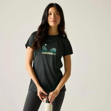 Fingal T-shirt met korte mouwen en grafische print voor dames