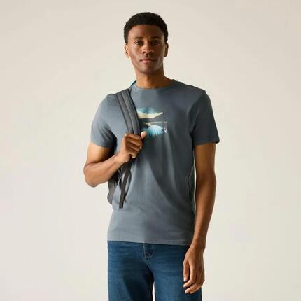 T-shirt graphique à manches courtes pour homme