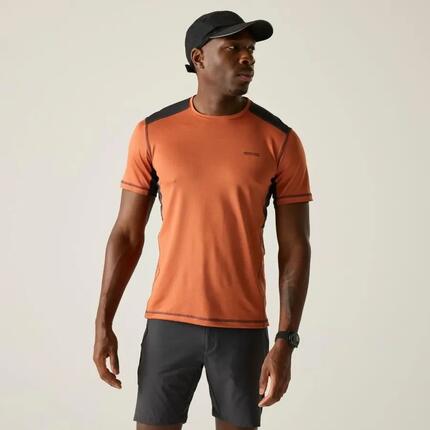T-shirt à manches courtes en maille active Virda pour homme