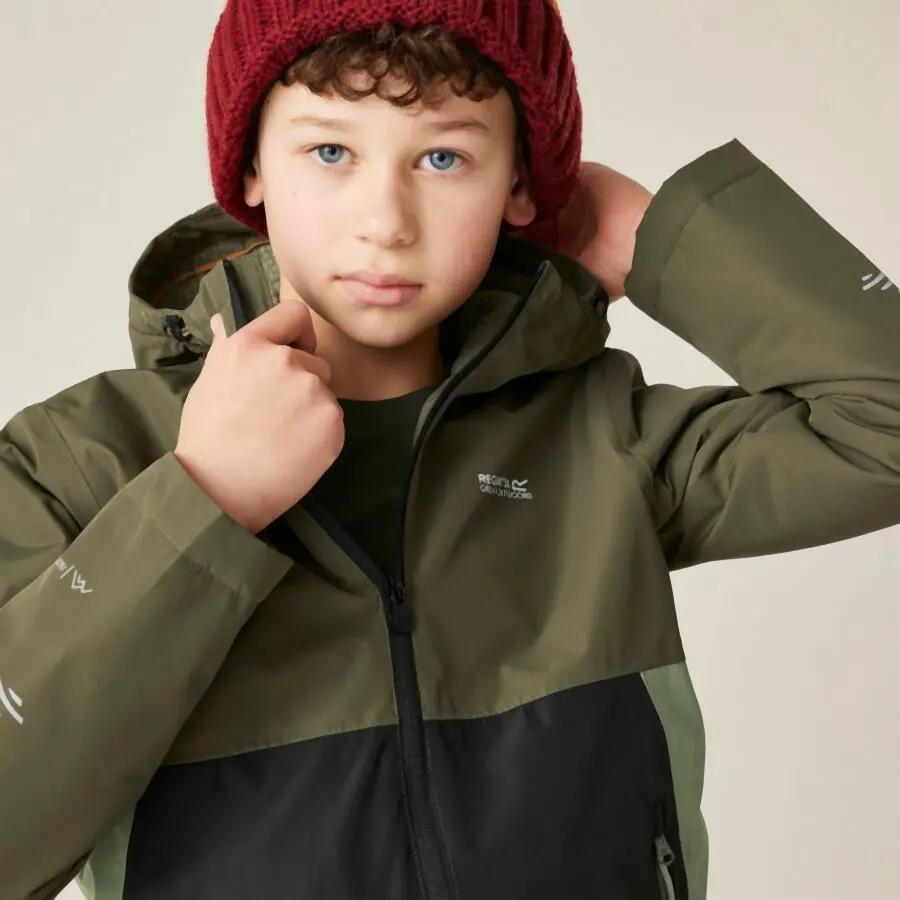 Waterproof jacket for children Regatta Hillain 3/7